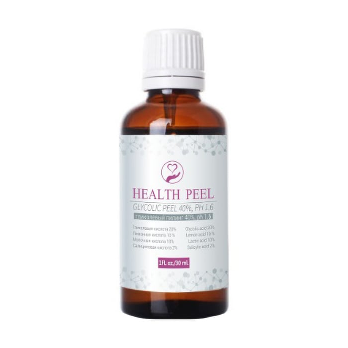 Гліколевий пілінг для обличчя Health Peel Glycolic Peel 40%, pH 1.6, 30 мл